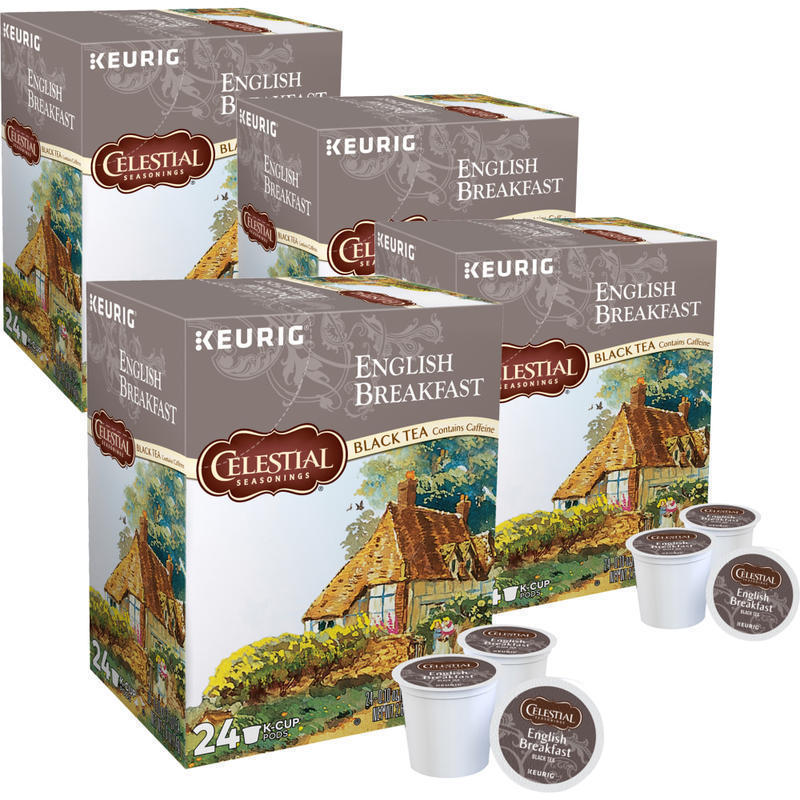 Celestial Seasonings English Breakfast Tea Single-Serve K-Cup, Carton Of 96 MPN:14731CT