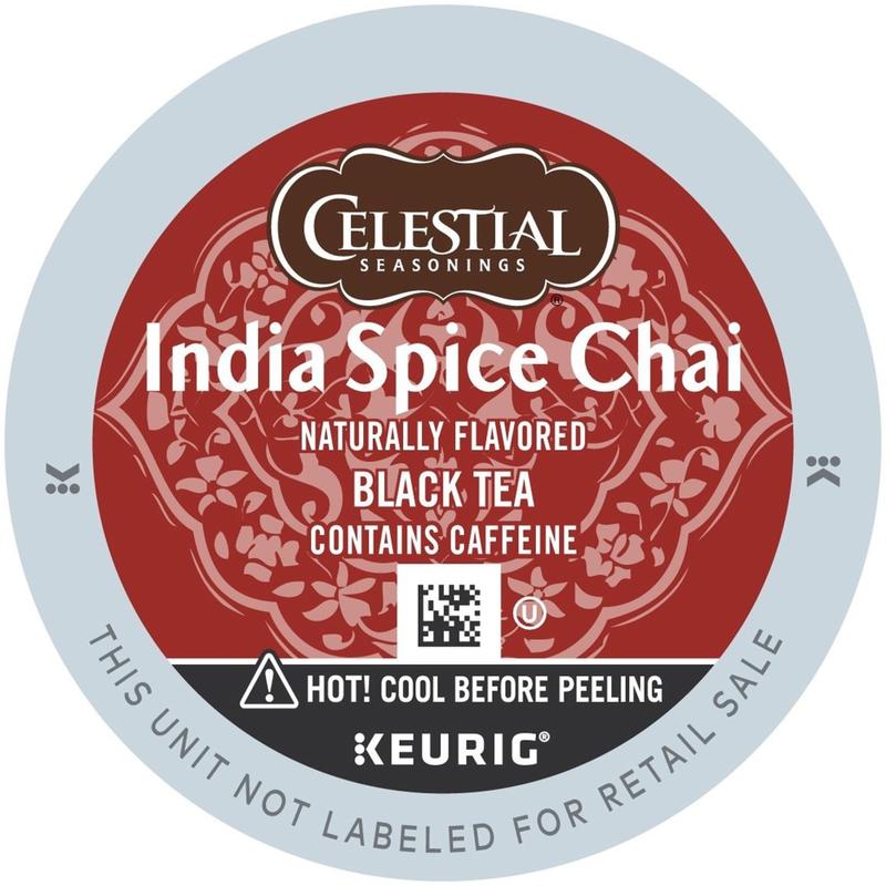 Celestial Seasonings Single-Serve K-Cup Pods, Original India Spice Chai Tea, Box Of 24 (Min Order Qty 4) MPN:14738