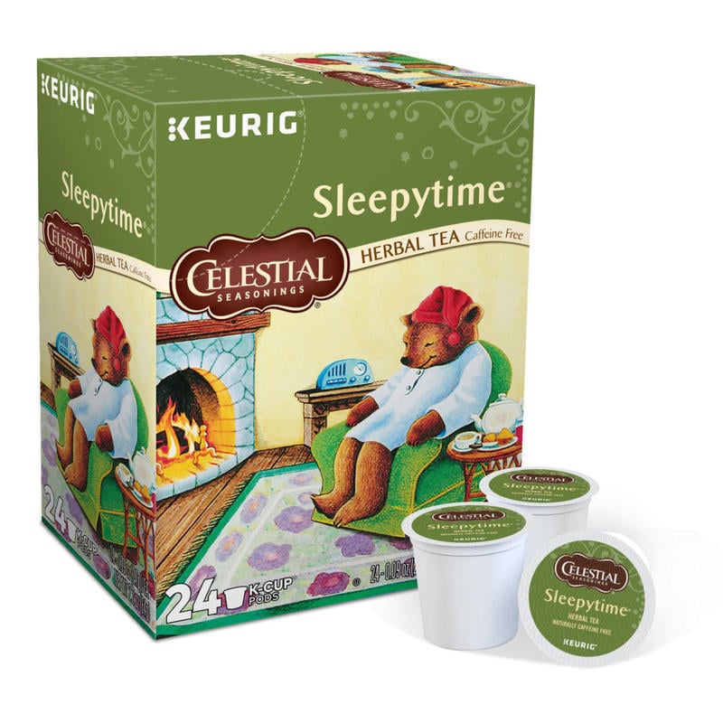 Celestial Seasonings Single-Serve K-Cup Pods, Sleepytime Herbal Tea, Box Of 24 (Min Order Qty 4) MPN:14739