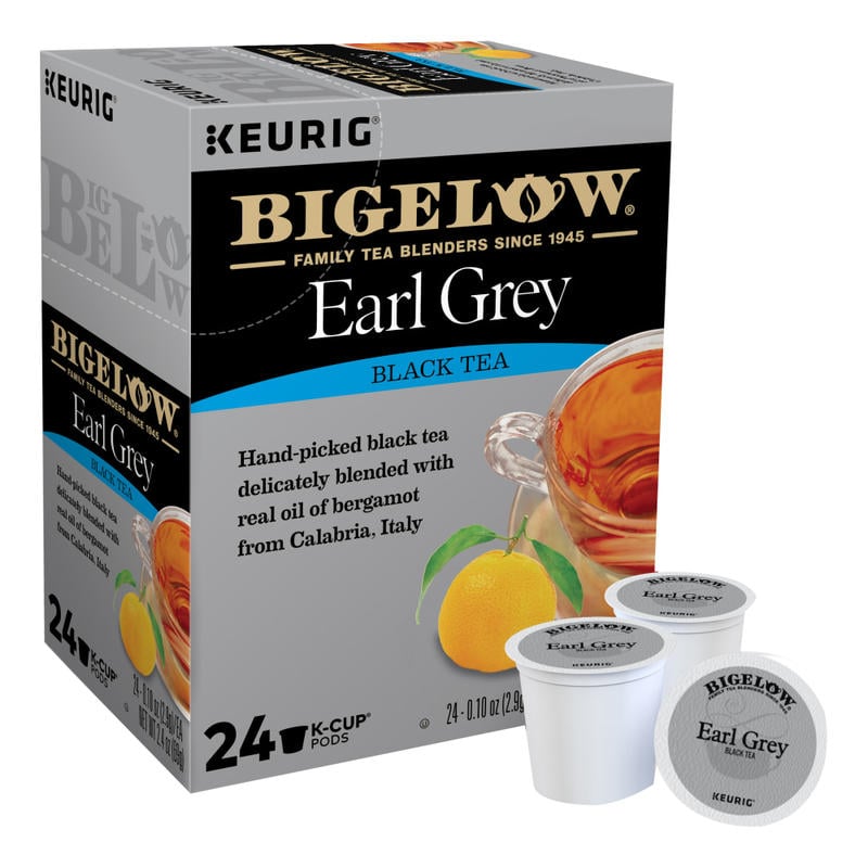 Bigelow Single-Serve K-Cup Pods, Earl Grey Tea, Box Of 24 (Min Order Qty 4) MPN:4917