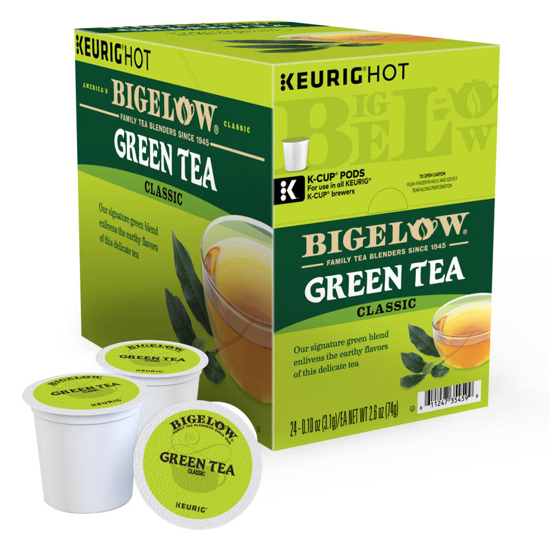 Bigelow Single-Serve K-Cup Pods, Green Tea, Box Of 24 (Min Order Qty 4) MPN:6085