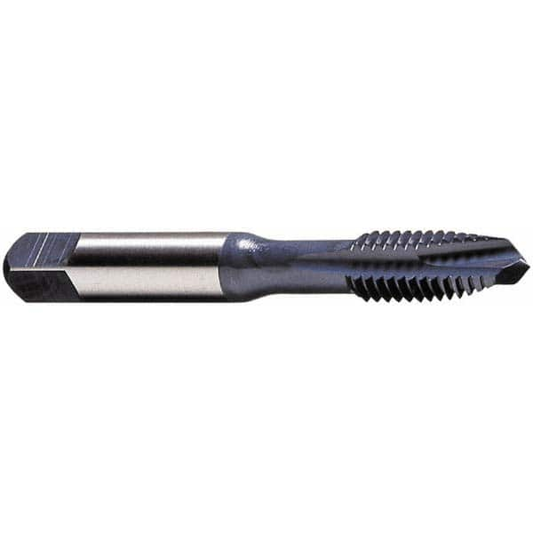 Spiral Point Tap: #6-32 UNC, 2 Flutes, Plug Chamfer, 2B Class of Fit, High-Speed Steel-E, Steam Oxide Coated MPN:330309