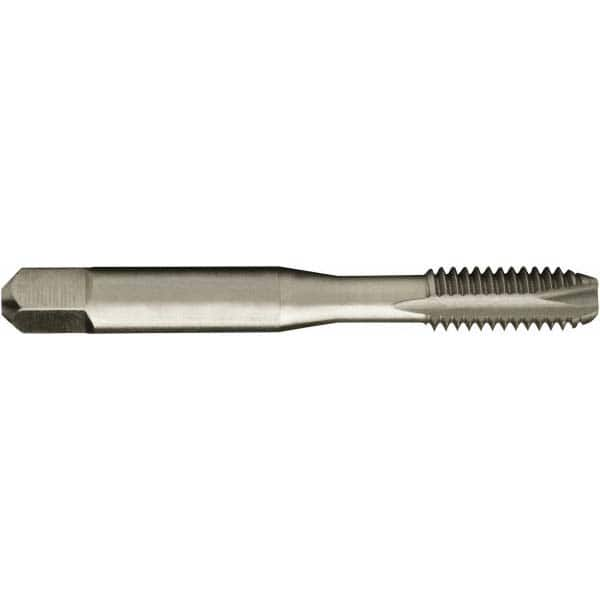 Spiral Point Tap: #2-56 UNC, 2 Flutes, Bottoming Chamfer, 2B Class of Fit, High-Speed Steel, Bright/Uncoated MPN:356159