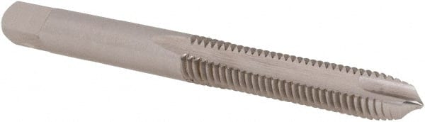 Spiral Point Tap: M6x1 Metric, 2 Flutes, Plug Chamfer, 6H Class of Fit, High-Speed Steel, Bright/Uncoated MPN:360888