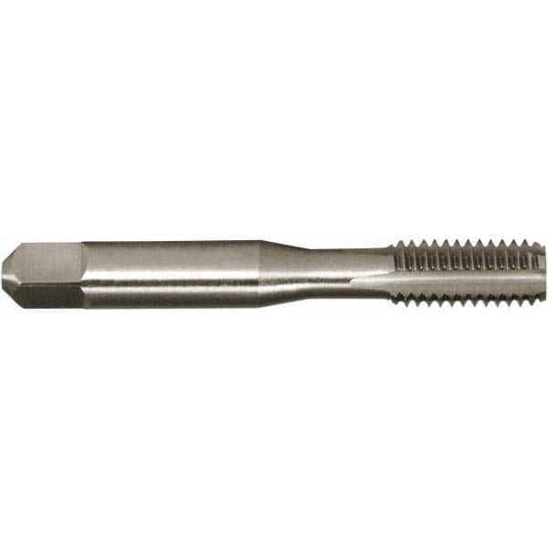 Straight Flute Tap: #0-80 UNF, 2 Flutes, Bottoming, 2B Class of Fit, High Speed Steel, Bright/Uncoated MPN:300058