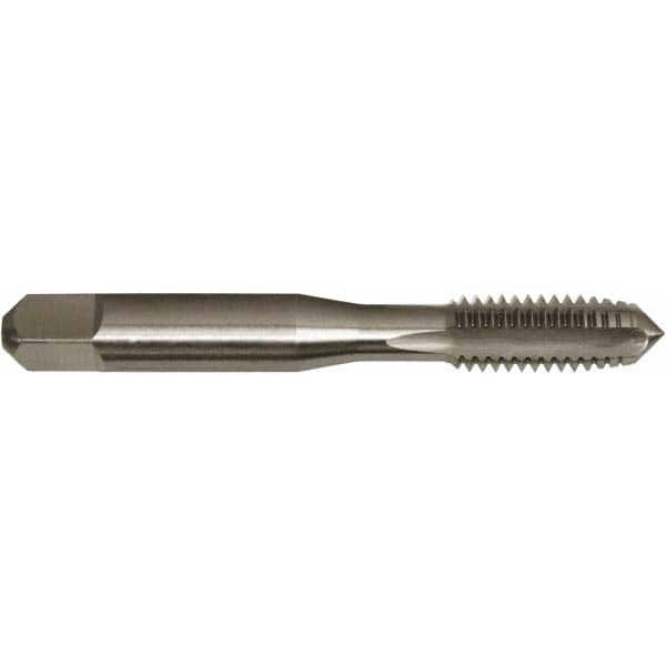 Straight Flute Tap: #3-56 UNF, 3 Flutes, Plug, 2B Class of Fit, High Speed Steel, Bright/Uncoated MPN:300645