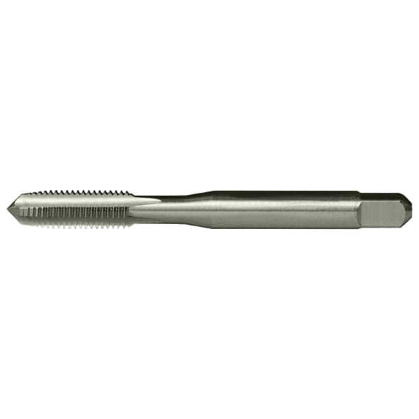 Straight Flute Tap:  #8-32,  4 Flute,  Plug,  2B & 3B,  High-Speed Steel,  Bright/Uncoated Finish MPN:313044