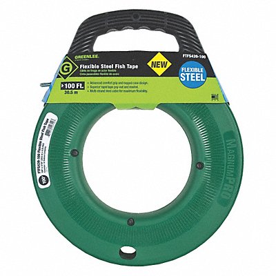 Fish Tape Flexible Steel 100 ft. MPN:FTFS439-100