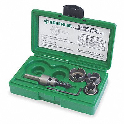 Hole Saw Kit Saw Range 7/8 to 1-3/8 MPN:655