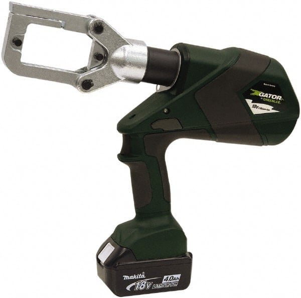 Power Crimper: 12,000 lb Capacity, Lithium-ion Battery Included, Pistol Grip Handle, 120V MPN:E6CCXLX11