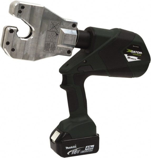 Power Crimper: 12,000 lb Capacity, Lithium-ion Battery Included, Pistol Grip Handle, 120V MPN:EK6ATLX11