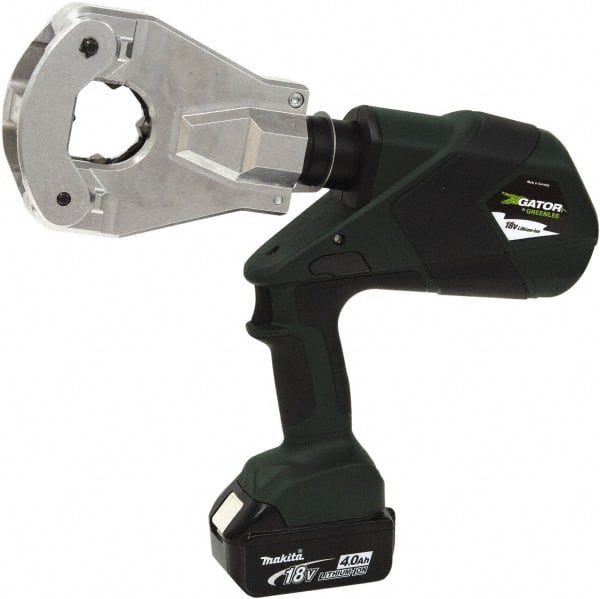 Power Crimper: 12,000 lb Capacity, Lithium-ion Battery Included, Pistol Grip Handle, 12V MPN:EK6FTLX12