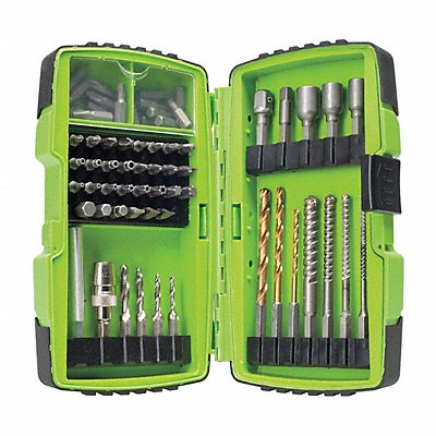 Drill Bit Set 68 Pcs. 1/4  5/16  3/8 MPN:DDKIT-1-68