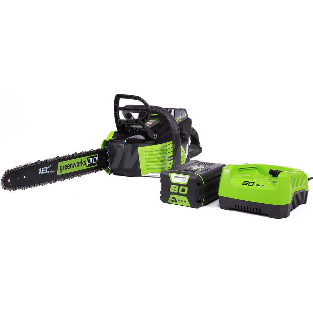 Chainsaw: 80V Battery, 18