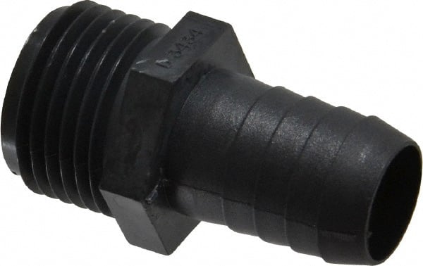 Garden Hose Adapter: Male Hose to Barb, 3/4