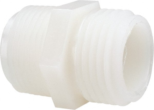 Garden Hose Adapter: Male Hose to Male Pipe, Nylon MPN:E 3434