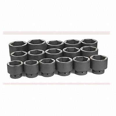 Socket Set 1 D Fraction 16pcs. MPN:9016