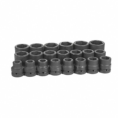 Socket Set 1 D Fraction 21pcs. MPN:9021