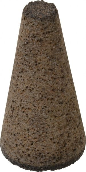 Abrasive Square Tip Cone: Type 17, Very Coarse, 5/8-11 Arbor Hole MPN:T17-2B20690