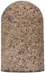 Abrasive Round Tip Plug: 18R Type, Very Coarse, 5/8-11 Arbor Hole MPN:T18R112B20704