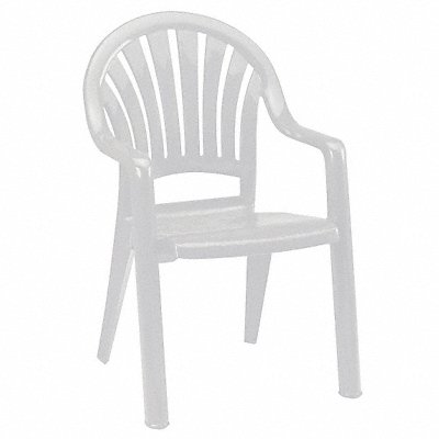 Armchair Fanback White MPN:49092004