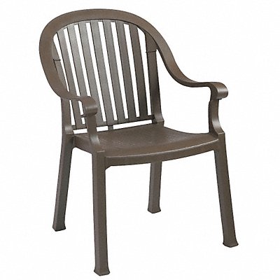 Armchair Highback Stacking Bronze Mist MPN:US650037