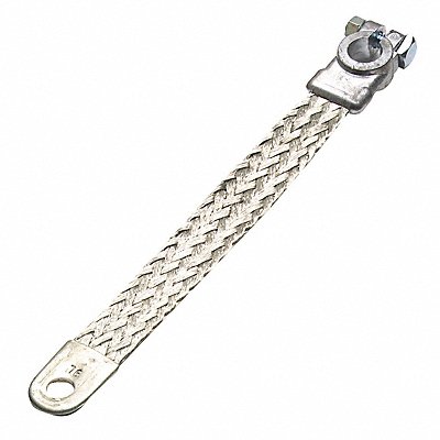 Ground Strap Braided Silver MPN:84-9464