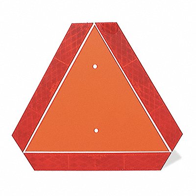 Reflector Triangle Orange Red 13-3/4 L MPN:71152