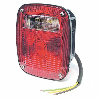 Stop/Turn/Tail Light Square Red 5-3/4 L MPN:50972