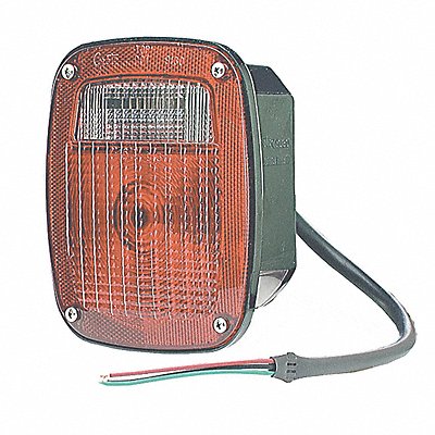 Stop/Turn/Tail Light Square Red 5-3/4 L MPN:52602