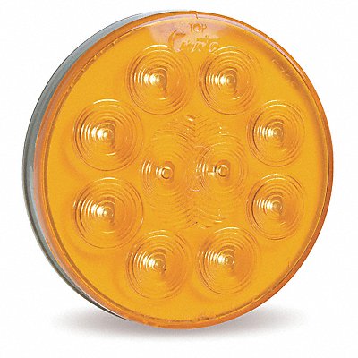 Stop/Turn/Tail Light Round Yellow MPN:53253