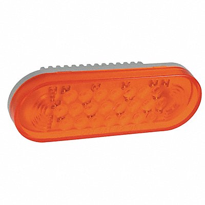 Stop/Turn/Tail Light Oval Orange 6-1/2 L MPN:53963