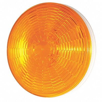 Stop/Turn/Tail Light Round Yellow MPN:54363