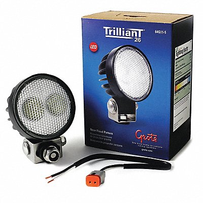 Work Light 1800 lm Round LED 4-1/4 H MPN:64G11-5