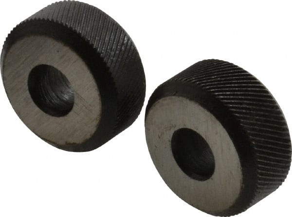 1/4 Inch Face Width, 3/4 Inch Diameter, High Speed Steel Knurl Wheel Set MPN:K34/FL+K34/FR