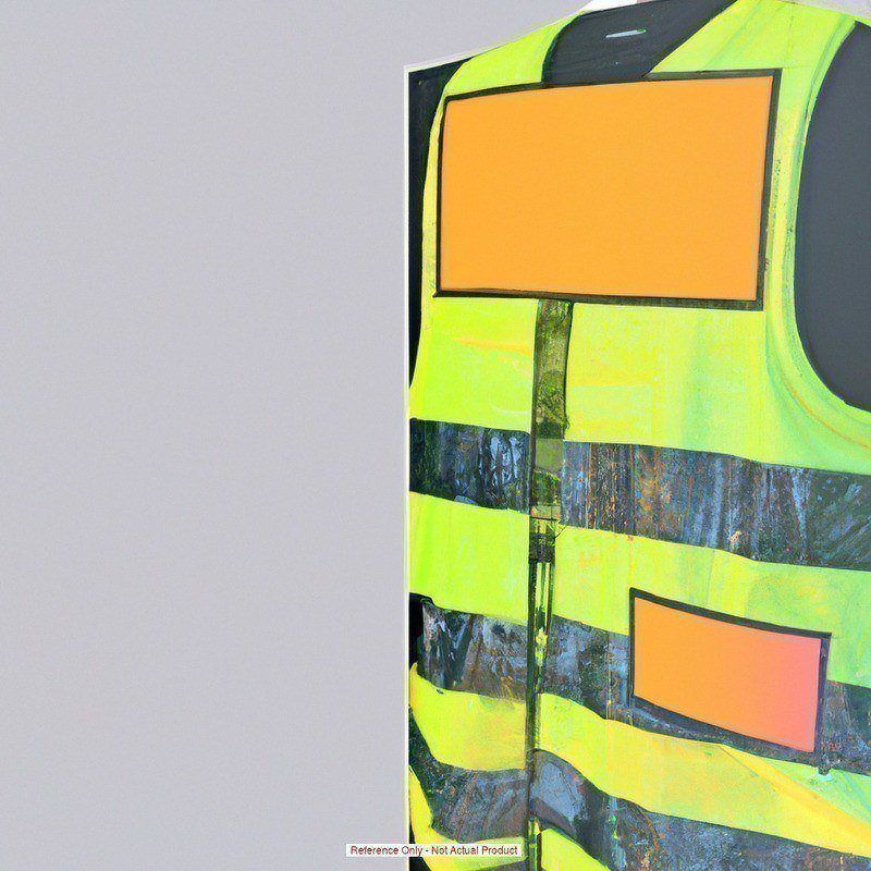 High-Visibility Vest Zipper Pink 4XL/5XL MPN:7806-4XL/5XL