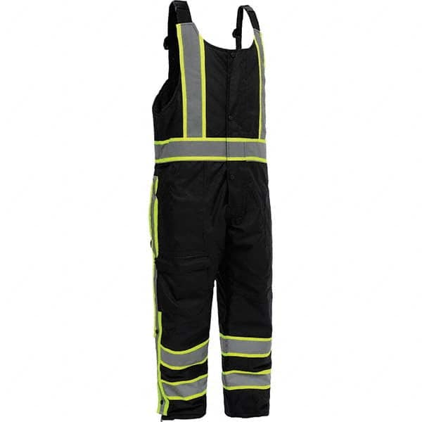 Bib Overalls: Size 5XL, Black, Polyester MPN:8703-4XL/5XL