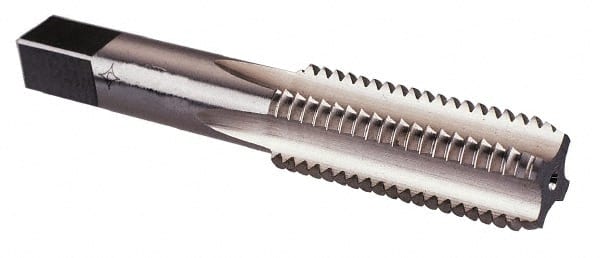 Straight Flute Tap: 5/8-11 UNC, 4 Flutes, Bottoming, 3B Class of Fit, High Speed Steel, Bright/Uncoated MPN:2749447