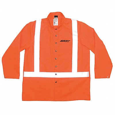 Banwear/Lthr Jacket 36 Ornge Rflctv 3XL MPN:ORBW5CL2LS3XL