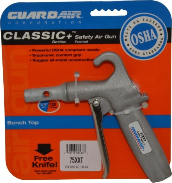 Air Blow Gun: Maximum Power Venturi Nozzle, Pistol Grip MPN:75XXT