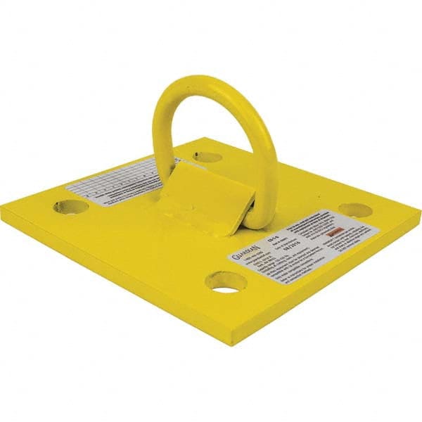 Anchors, Grips & Straps, Product Type: Anchor Plate , Material: Powder Coated Steel , Color: Yellow , Connection Type: D-Ring , Standards: OSHA 1910 MPN:00600