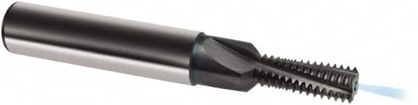 Helical Flute Thread Mill: M8x1.25, Internal, 3 Flute, 10.00 mm Shank Dia, Solid Carbide MPN:9035260080000