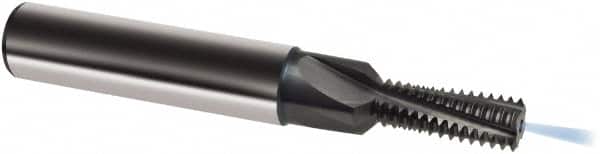 Helical Flute Thread Mill: M8x1, Internal, 3 Flute, 10.00 mm Shank Dia, Solid Carbide MPN:9035280080050