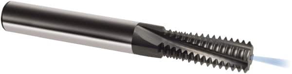 Helical Flute Thread Mill: M12x1.75, Internal, 4 Flute, 10.00 mm Shank Dia, Solid Carbide MPN:9037370120000