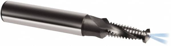 Helical Flute Thread Mill: M10x1.25, Internal, 2 Flute, 12.00 mm Shank Dia, Solid Carbide MPN:9037910100060