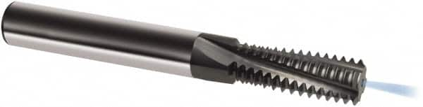 Helical Flute Thread Mill: 1/4-28, Internal, 3 Flute, 6.00 mm Shank Dia, Solid Carbide MPN:9041370063500