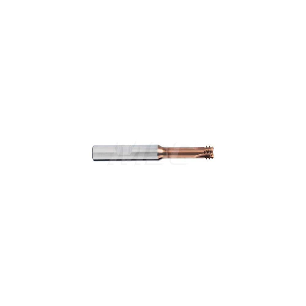 Helical Flute Thread Mill: G1/16-28 & G1/8-28, Internal, 4 Flute, Solid Carbide MPN:9047800097280