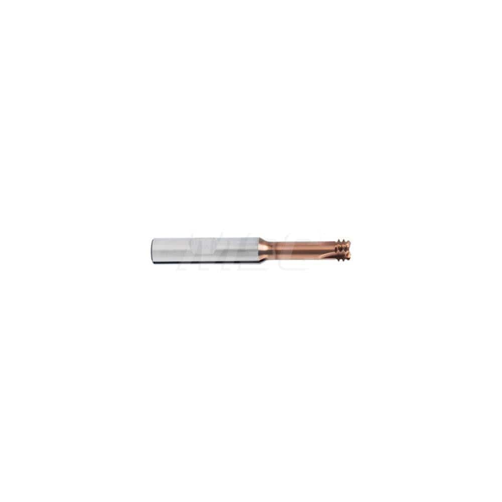 Helical Flute Thread Mill: G1/4-19 & G3/8-19, Internal, 4 Flute, Solid Carbide MPN:9047800166620