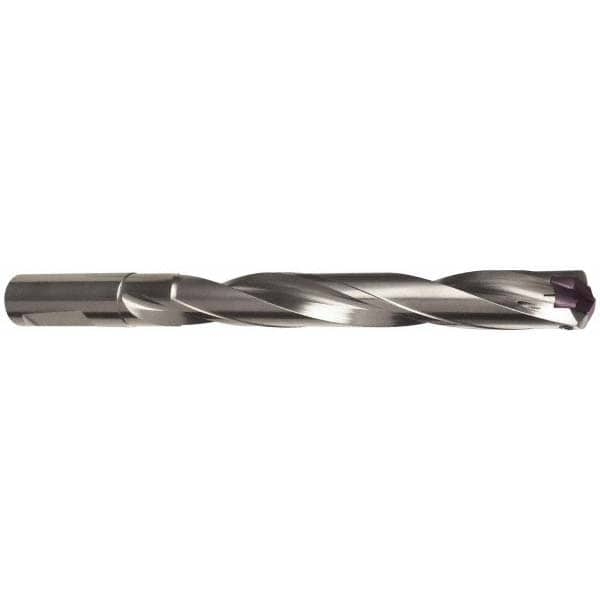 Replaceable-Tip Drill: 17.5 to 17.99 mm Dia, 129.4 mm Max Depth, 19.05 mm Shank MPN:9041090175050