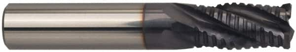 Square End Mill: 1/4'' Dia, 3/4'' LOC, 1/4'' Shank Dia, 2-1/2'' OAL, 4 Flutes, Solid Carbide MPN:9030970063500